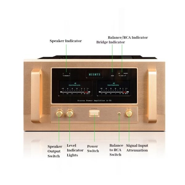 MUSMYS-Reference Accuphase A-75 Class A Amplifier 60W*2