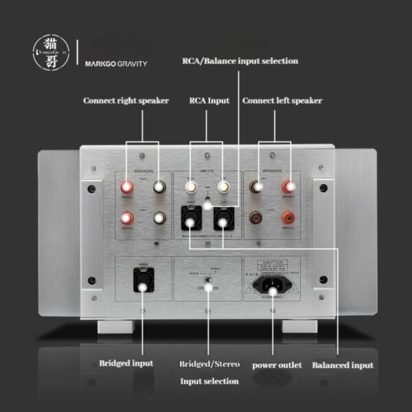 MUSMYS-PA-101 Pure Class A Hi-End Amplifier 125W*2