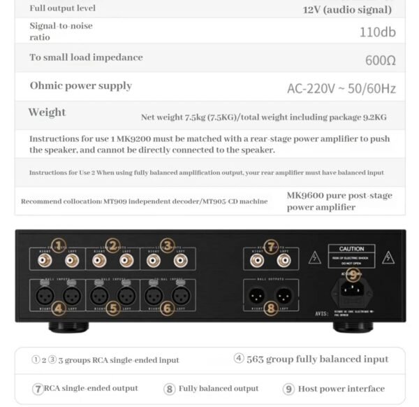 5_Sac8b0e5f518f4d3a8a132fc433a7c81fN MUSMYS-MK9200 Fully Balanced Class A Preamplifier