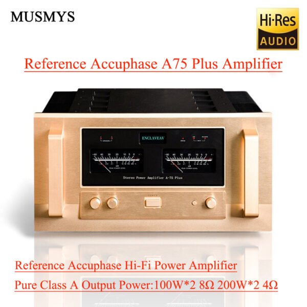 MUSMYS-Reference Accuphase A75 PLUS Pure Class A Amplifier 100W*2