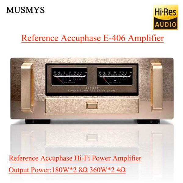 MUSMYS-Reference Accuphase E-406 Class AB Amplifier 180W*2