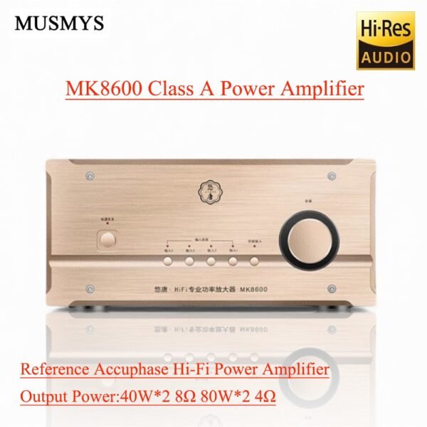 MUSMYS-MK8600 Class A 40W*2 Power Amplifier