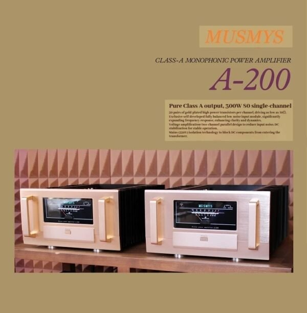 MUSMYS-Reference Accuphase A-200 Pure Class A Amplifier 300W*2